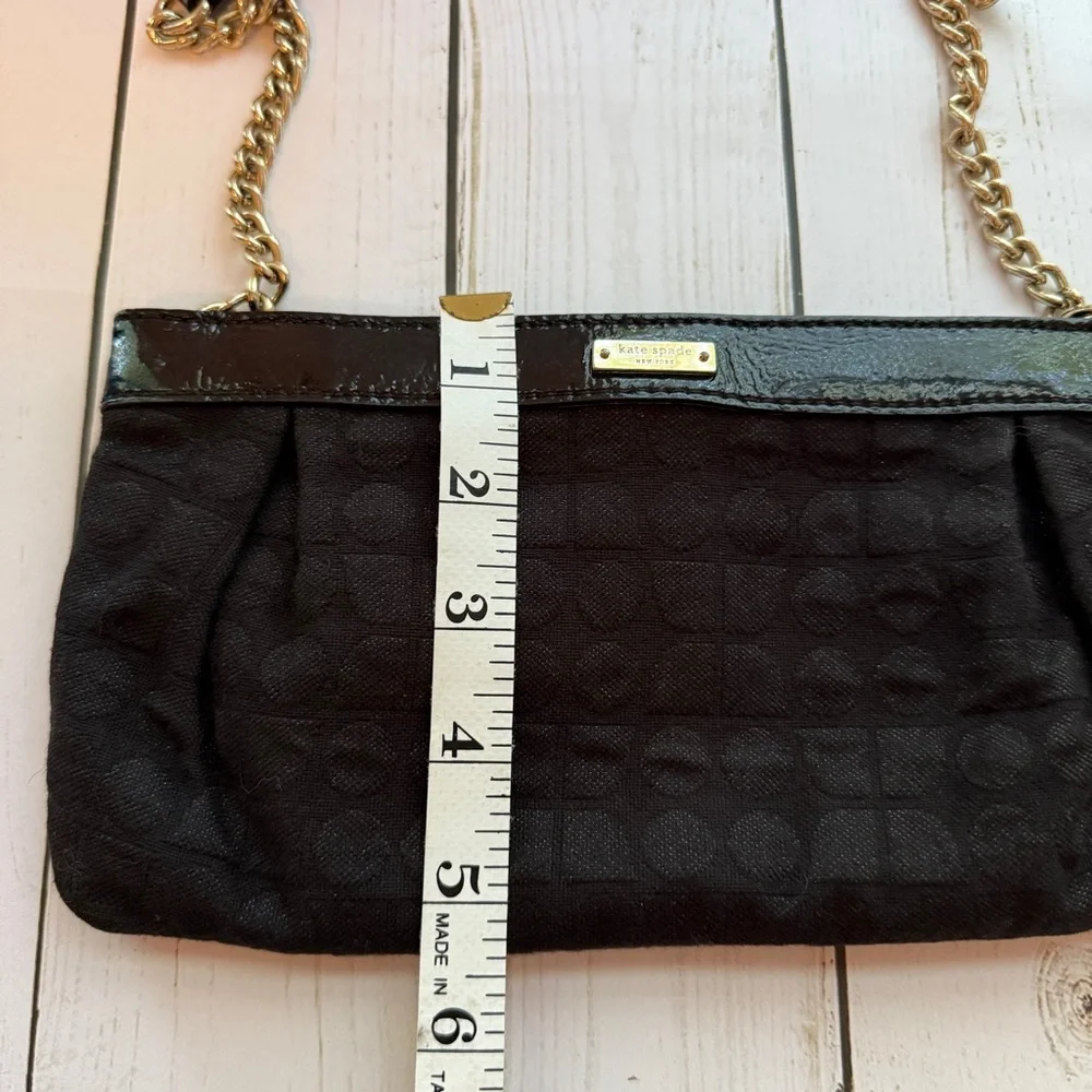 Kate Spade‎ | STORYBOOK Lining Shimmery Black Shoulder Bag, Vintage
